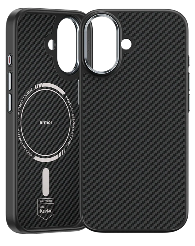 Benks iPhone 17 Armor Pro Kevlar dėklas, juoda, 2 nuotrauka